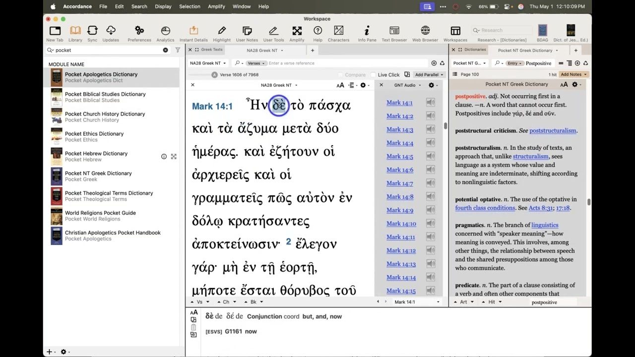 Webinar: Translation Notes, Mark 14:1-9, Part 1 