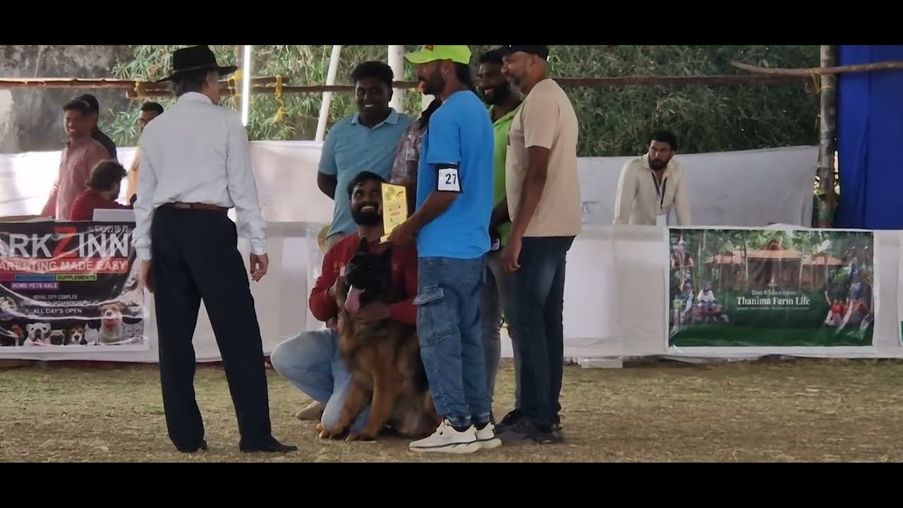 German Shepherd in Action 🔥 – Ring 1 Judged by Mr. Muneer Bin Jung | Palakkad dog show2025