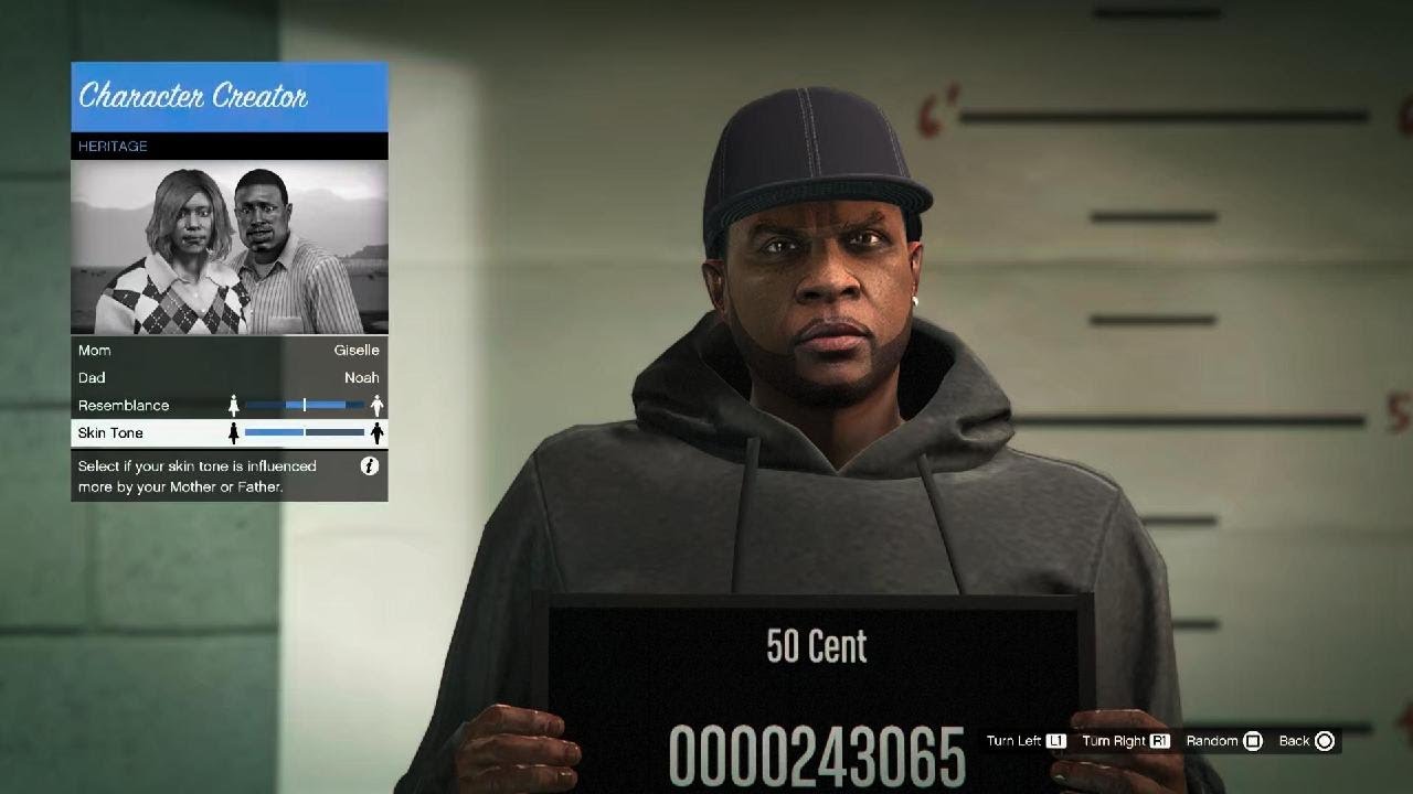 50 Cent Creation in GTA 5 online