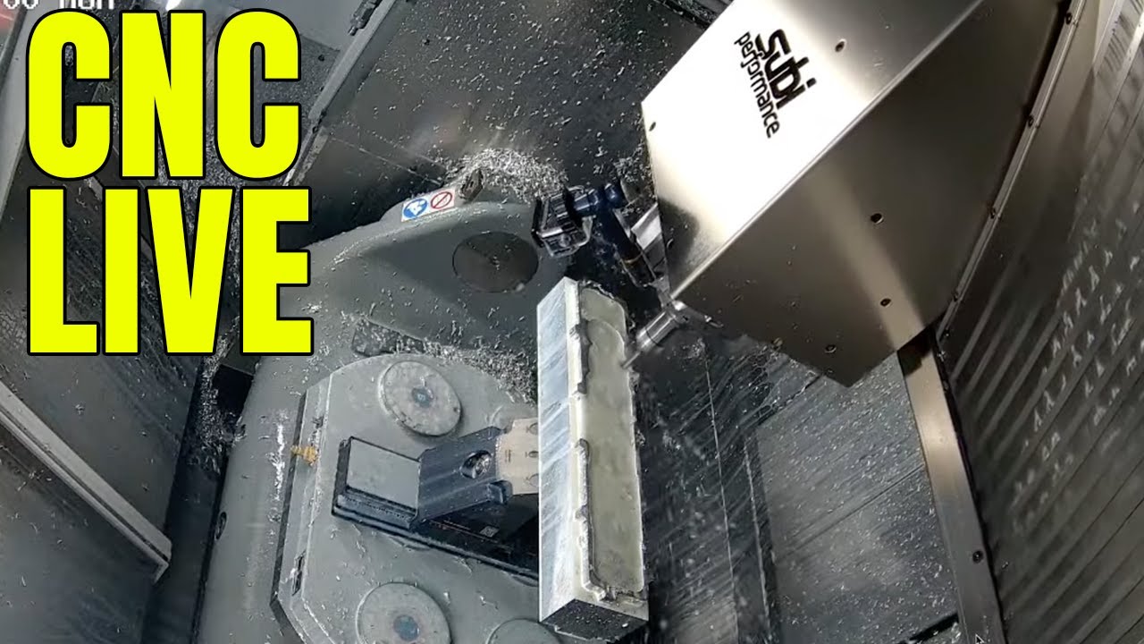 Live 5Axis CNC Machining  l Subi-Stream