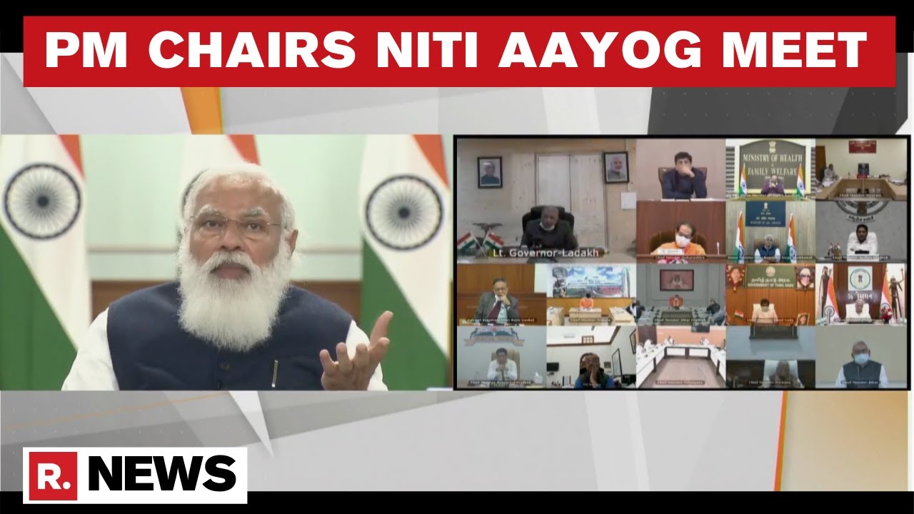 PM Modi Chairs 6th NITI AAYOG Council Meet, Ladakh And J&K Make First Entry As UTs