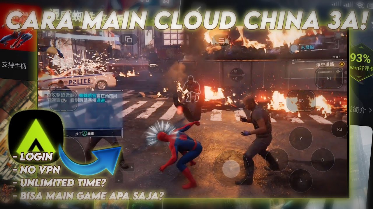 Cara Main di Cloud China 3A! Sampai Kalian Bisa Main di Cloud ini dan Banyak Game!
