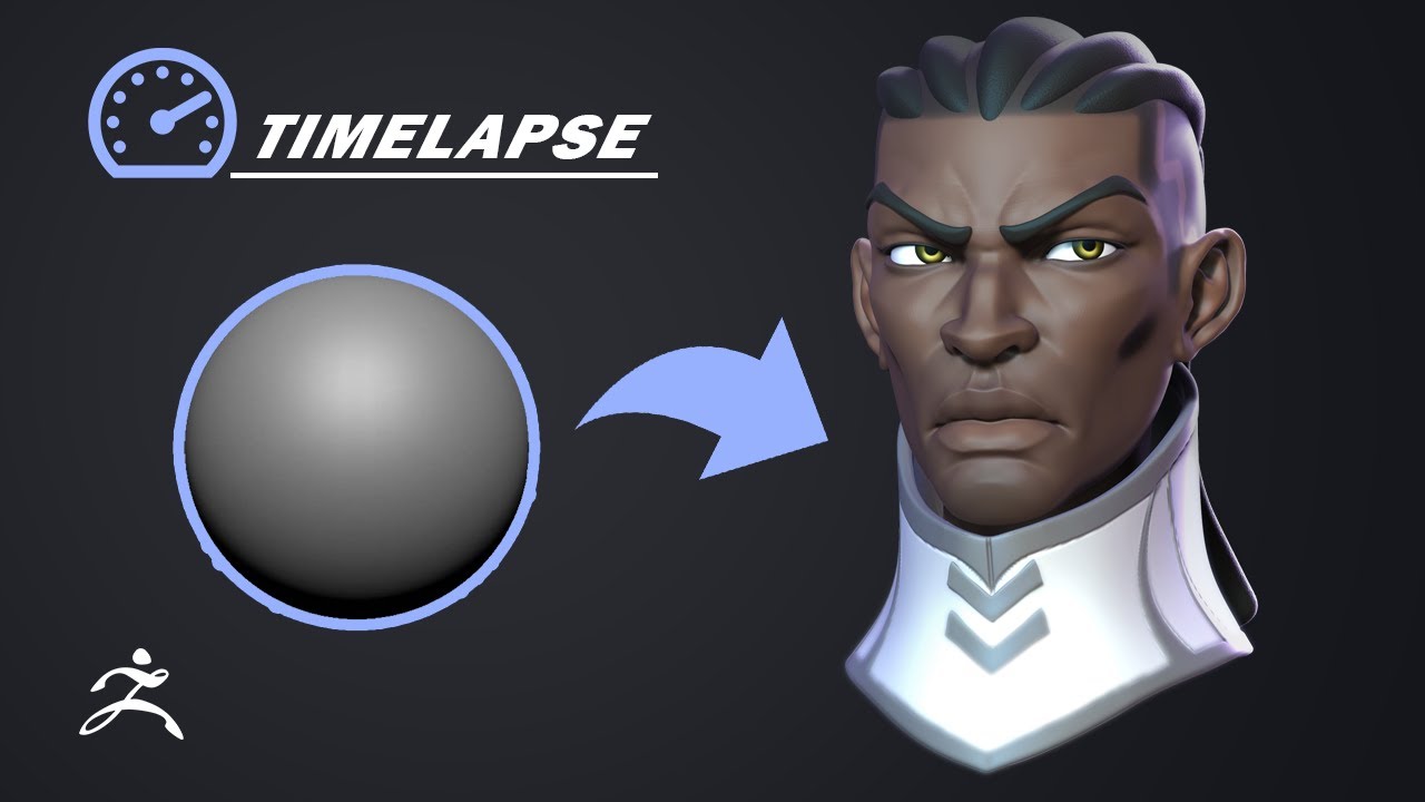 Zbrush STYLIZED 3D sculpt  