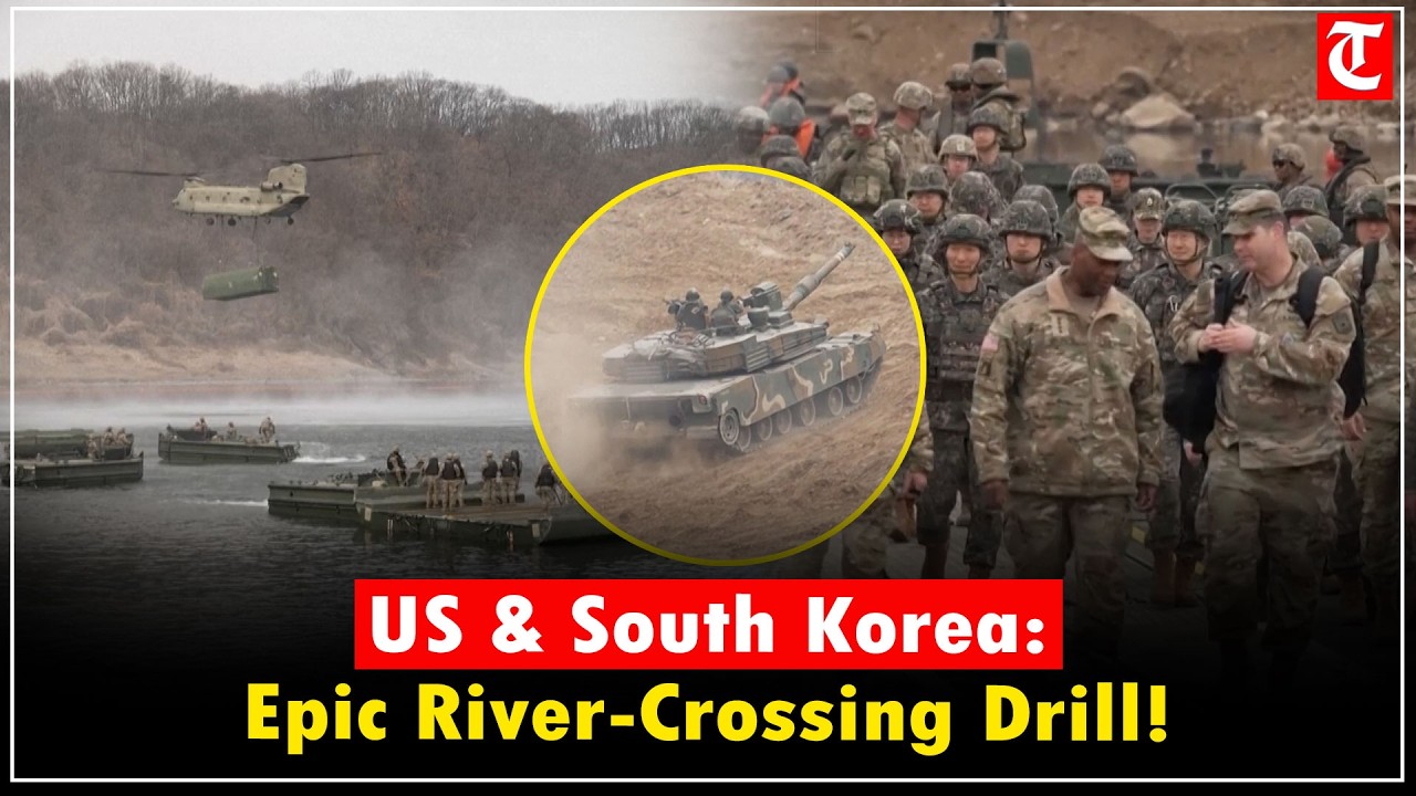 US & South Korea Complete Joint River-Crossing Drill to Boost Military Readiness
