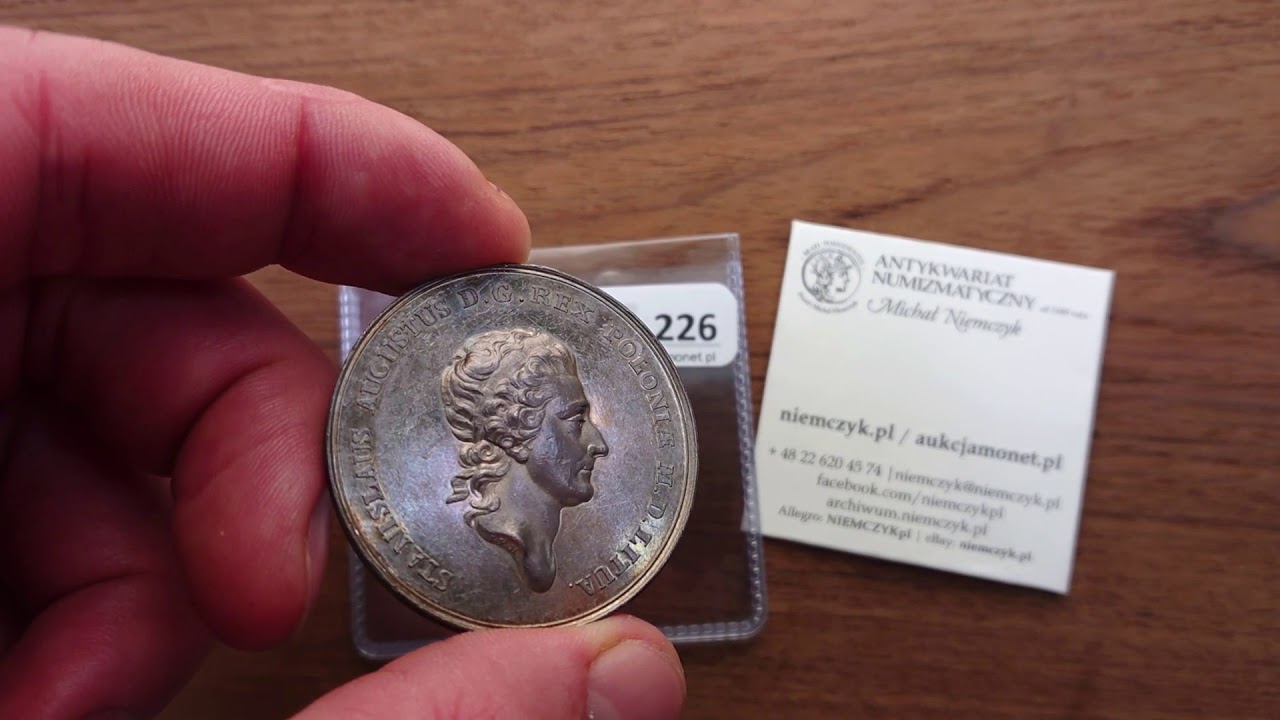 Stanisław August Poniatowski. Medal nagrodowy 1770, PRO FIDE GREGE ET LEGE - Holzhaeusser, SREBRO