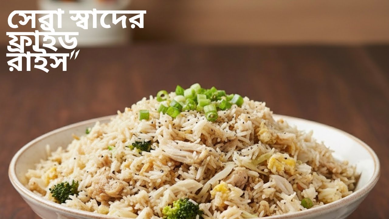 ঘরোয়া উপকরণে পারফেক্ট চিকেন ভেজিটেবল ফ্রাইড রাইস | How to make Chicken Fried Rice