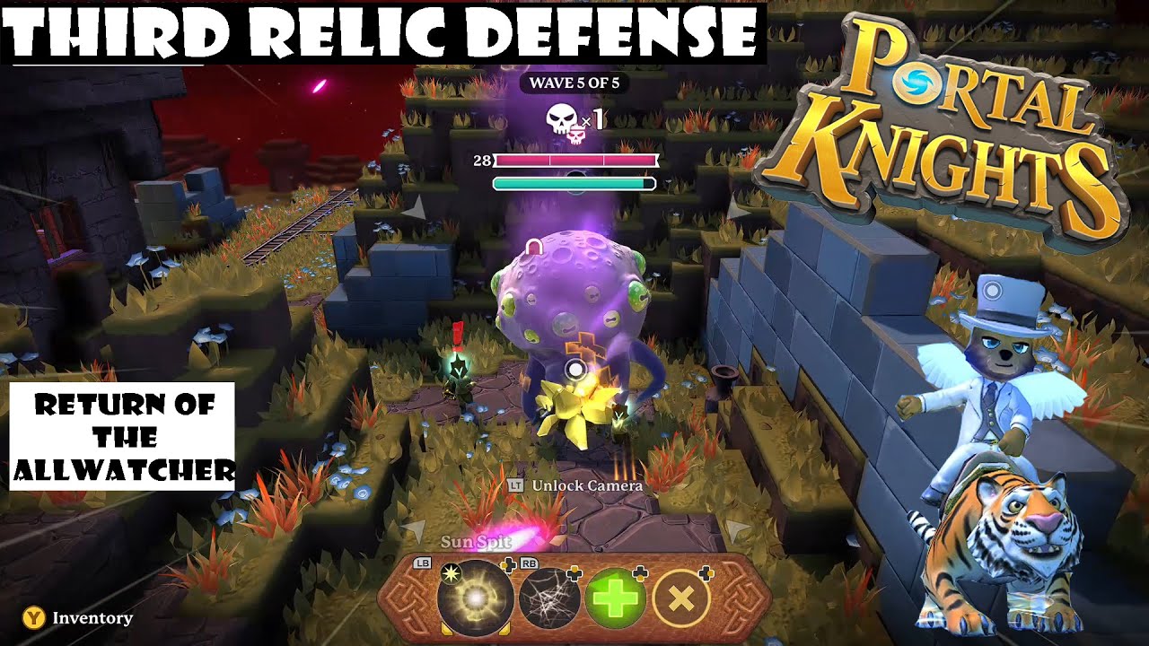 Portal Knights: Third Relic Defense - Slaughtering the ALL-Watcher