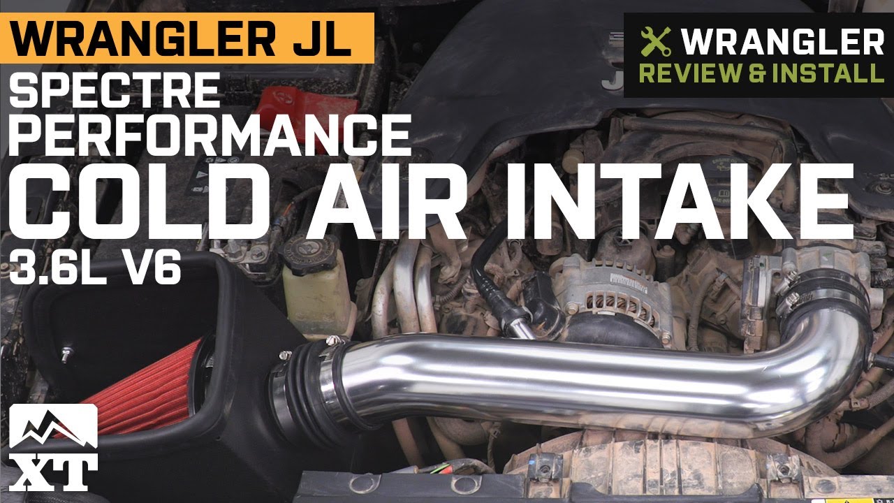 Jeep Wrangler JL 3.6L Spectre Performance Cold Air Intake - Polished Review & Install