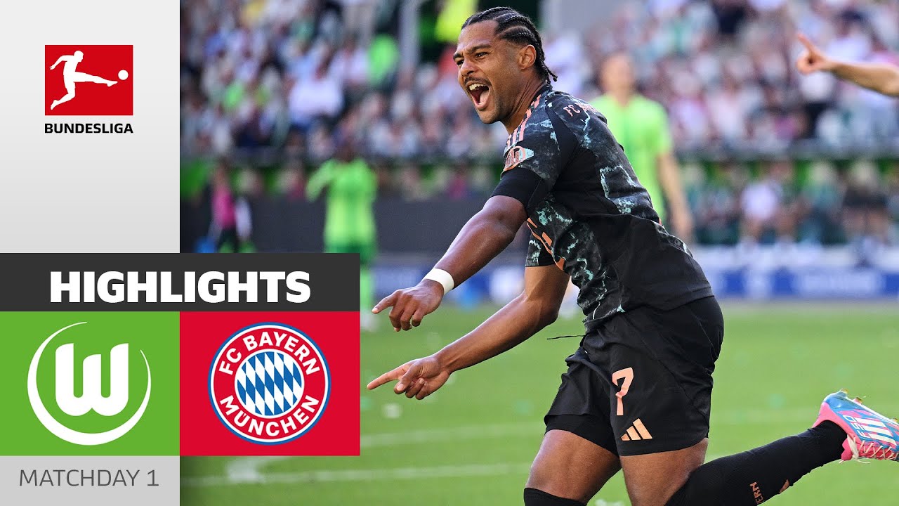 Matchwinner Gnabry Made it Beautifully! | VfL Wolfsburg - FC Bayern M&uuml;nchen 2-3 | Highlights | MD 1