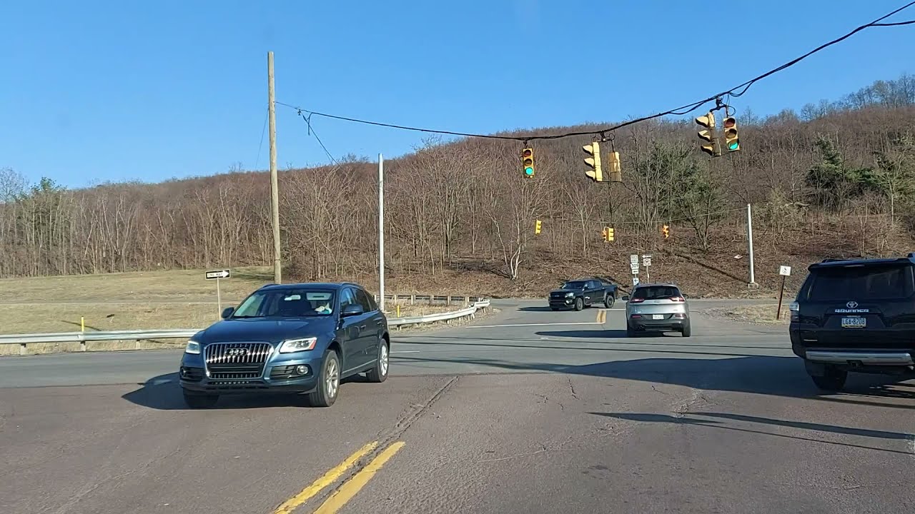 Driving from Ashley to Hazleton,Pennsylvania