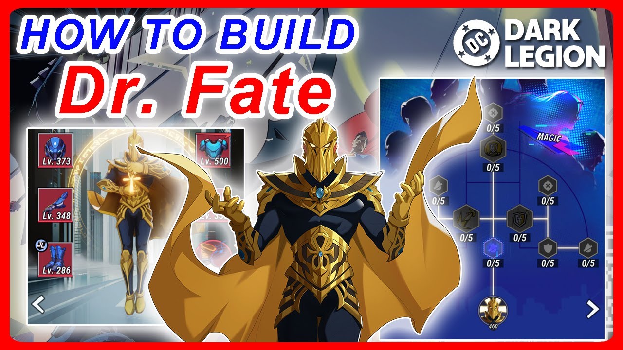 Dr. Fate Full Build Guide – Best JLD Team Setup in DC: Dark Legion