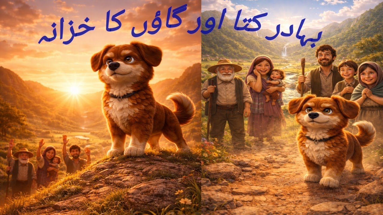 Bruno the Dog saved the villagers from famine interesting story for childrens