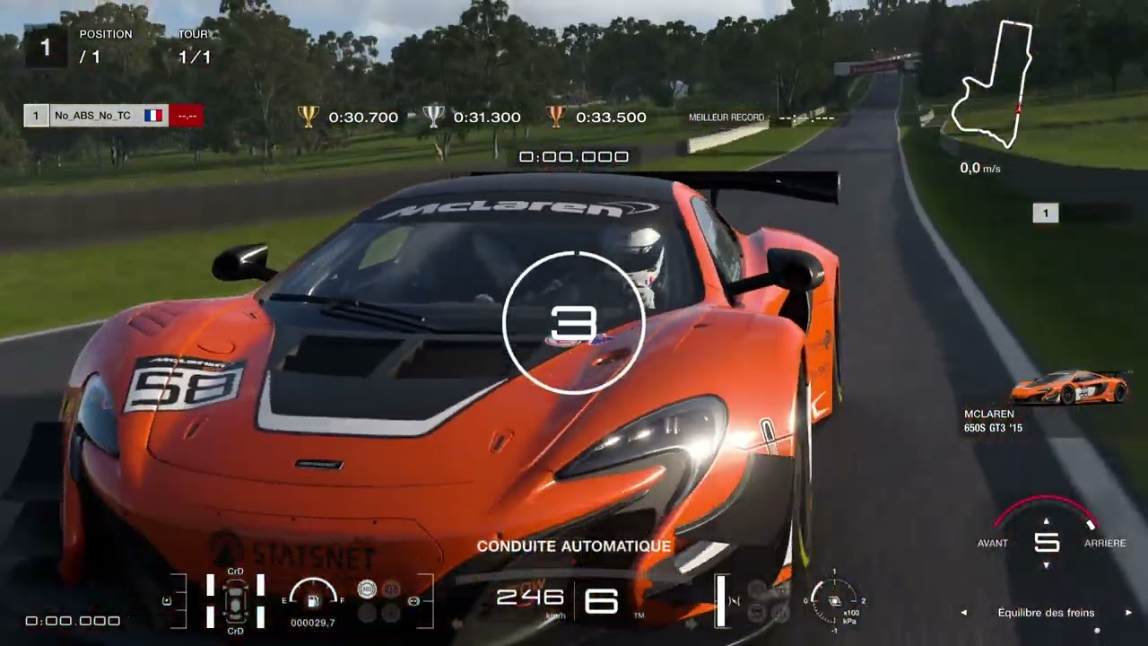 PS5 Expérience Circuit - Mount P. Sans Aide - No ABS - No TC