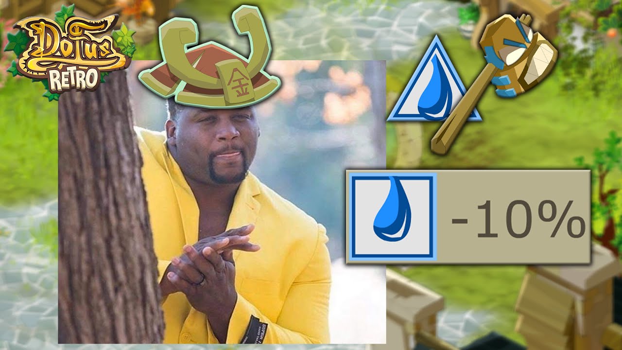 Je sors le mode EAU pour détruire les Enutrof en pano Grobe - PVP Dofus Retro Beta