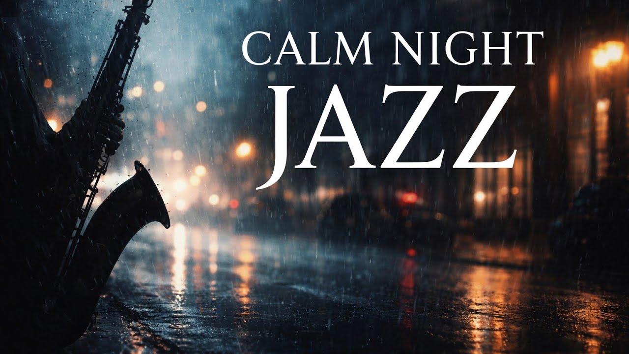 Relaxing Ambient Jazz Saxophone | Calm Night Music | No Drums