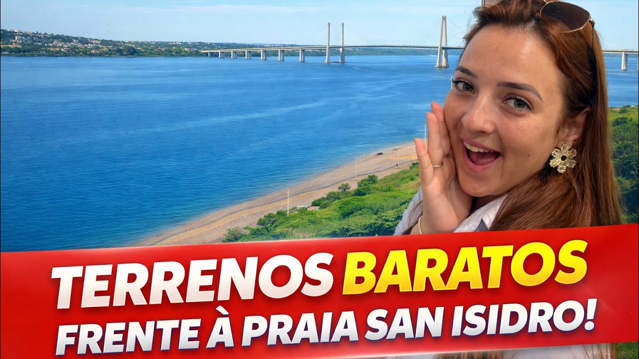 Terrenos baratos em Encarnacion frente a praia San Isidro 