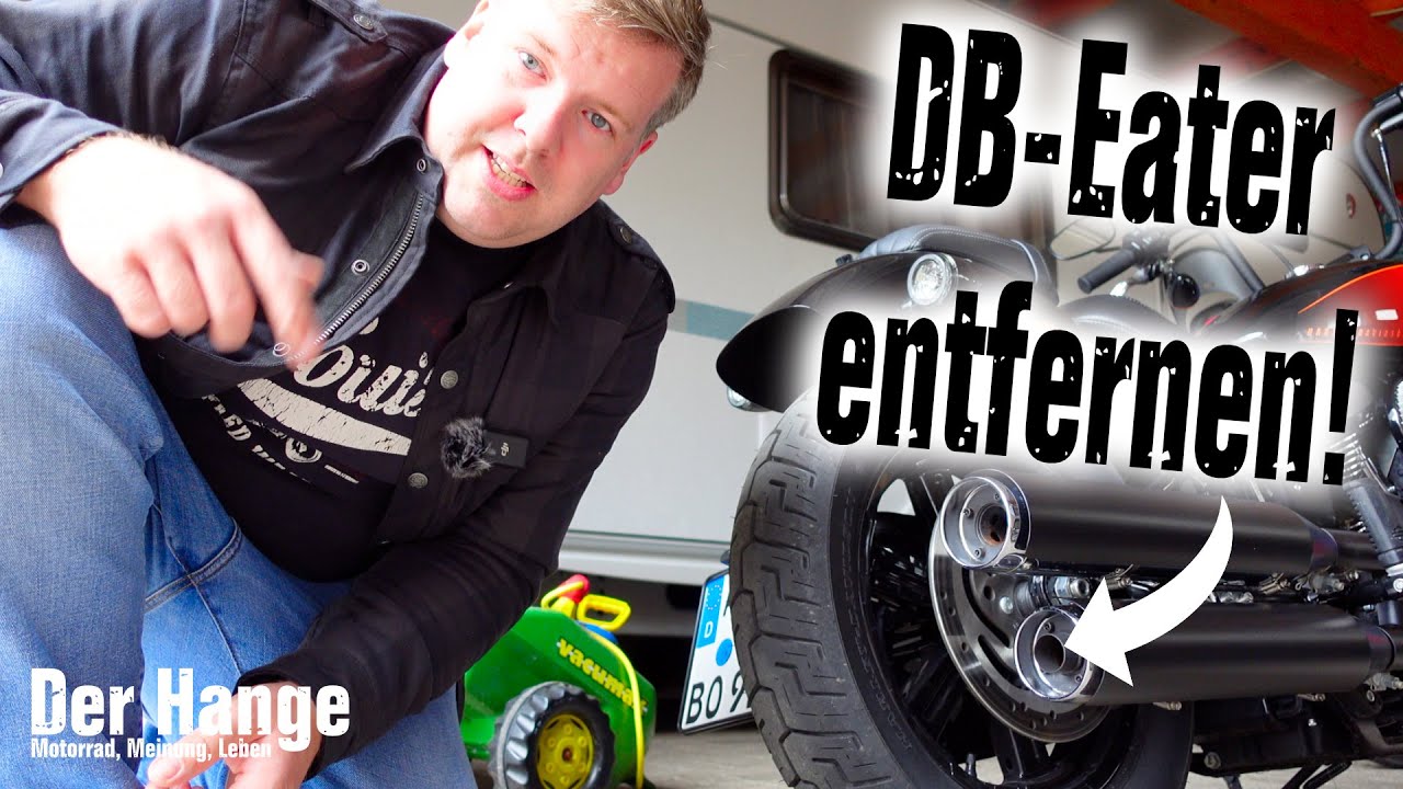 Ich entferne den DB Killer meiner Harley-Davidson Street Bob 114 #harleydavidson #streetbob #114