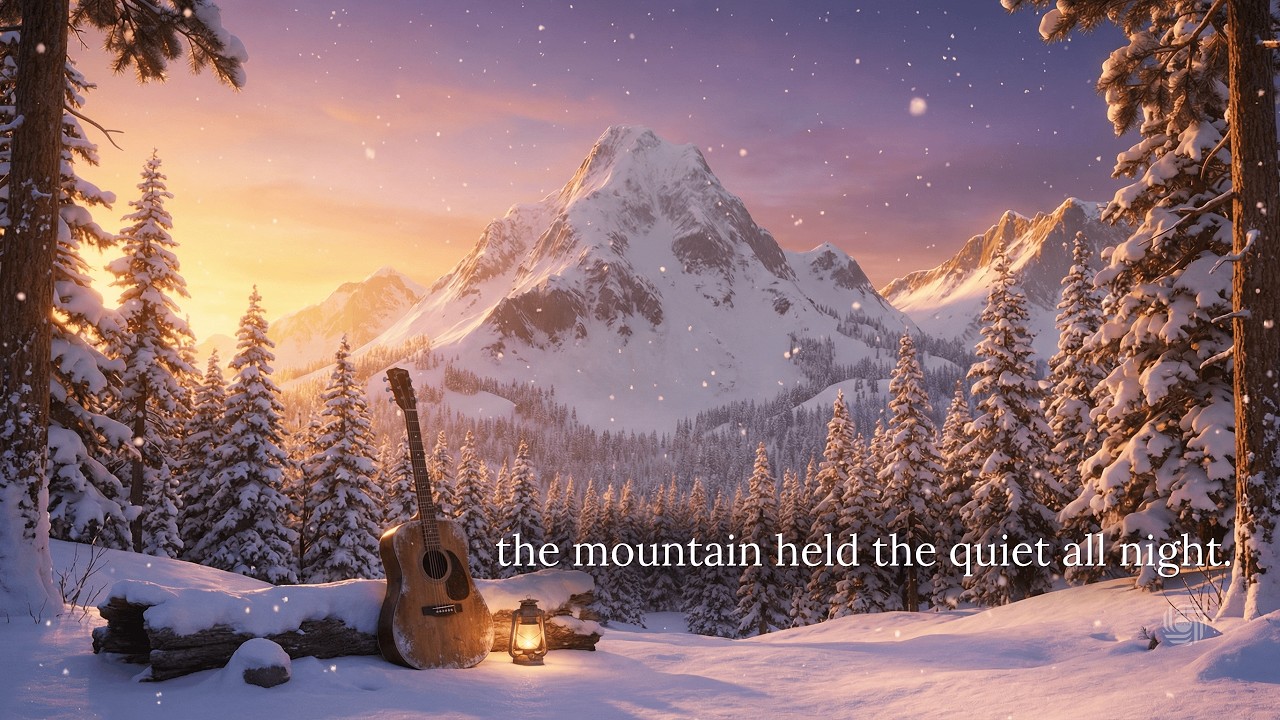 Snowy Mountain Retreat | Soft Acoustic Guitar for Deep Focus | 3.5 Hours