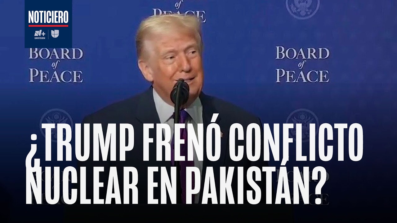 Trump Admite Su Mayor Logro: Frenar el Conflicto Nuclear