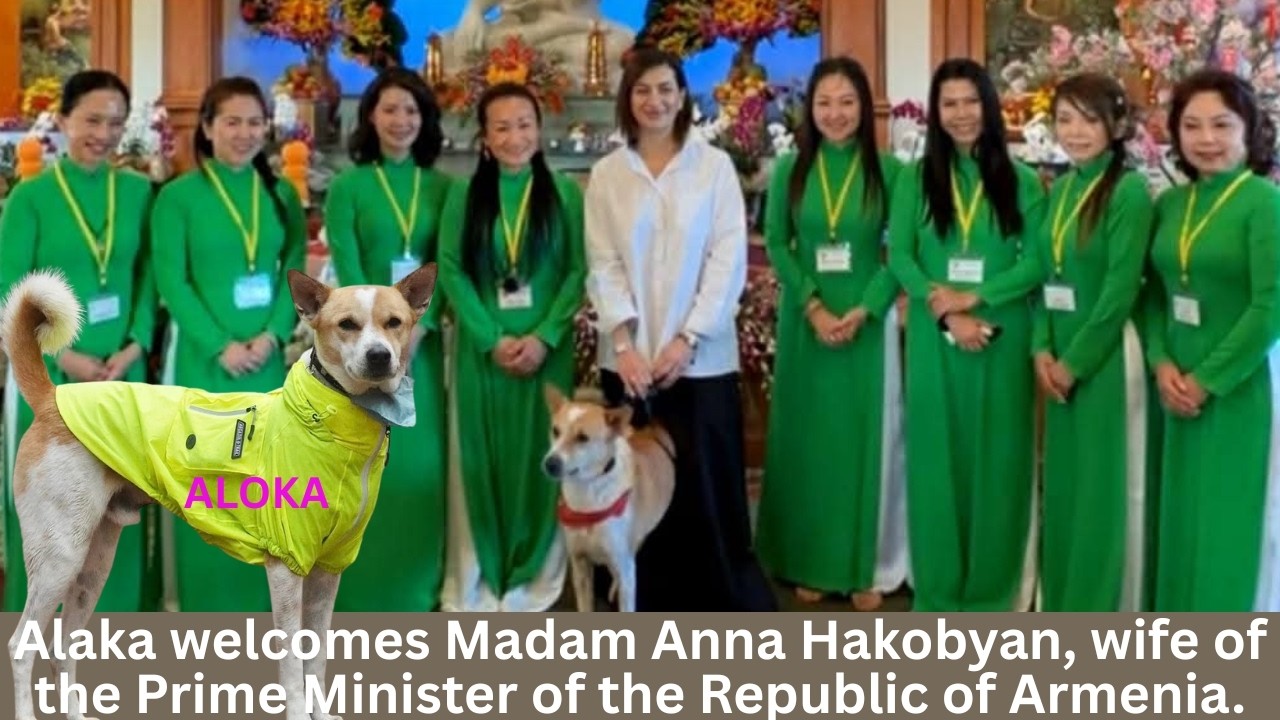Alaka welcomes Madam Anna Hakobyan, wife of the Prime Minister of the Republic of Armenia.