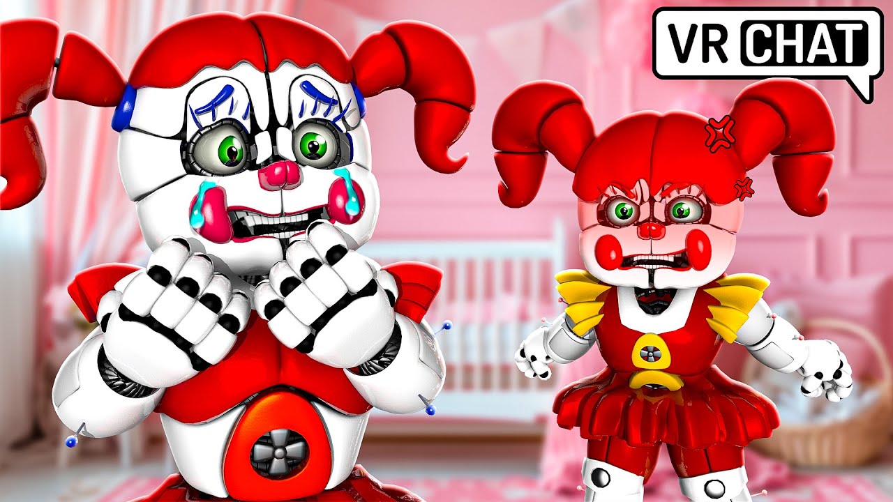 Sugar IS MAD at Circus Baby in VRChat