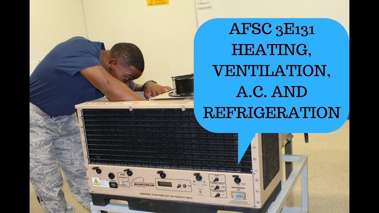 MY AFSC HVAC/R 3E131::TECH SCHOOL DETAILS #AIRFORCE #MILITARY