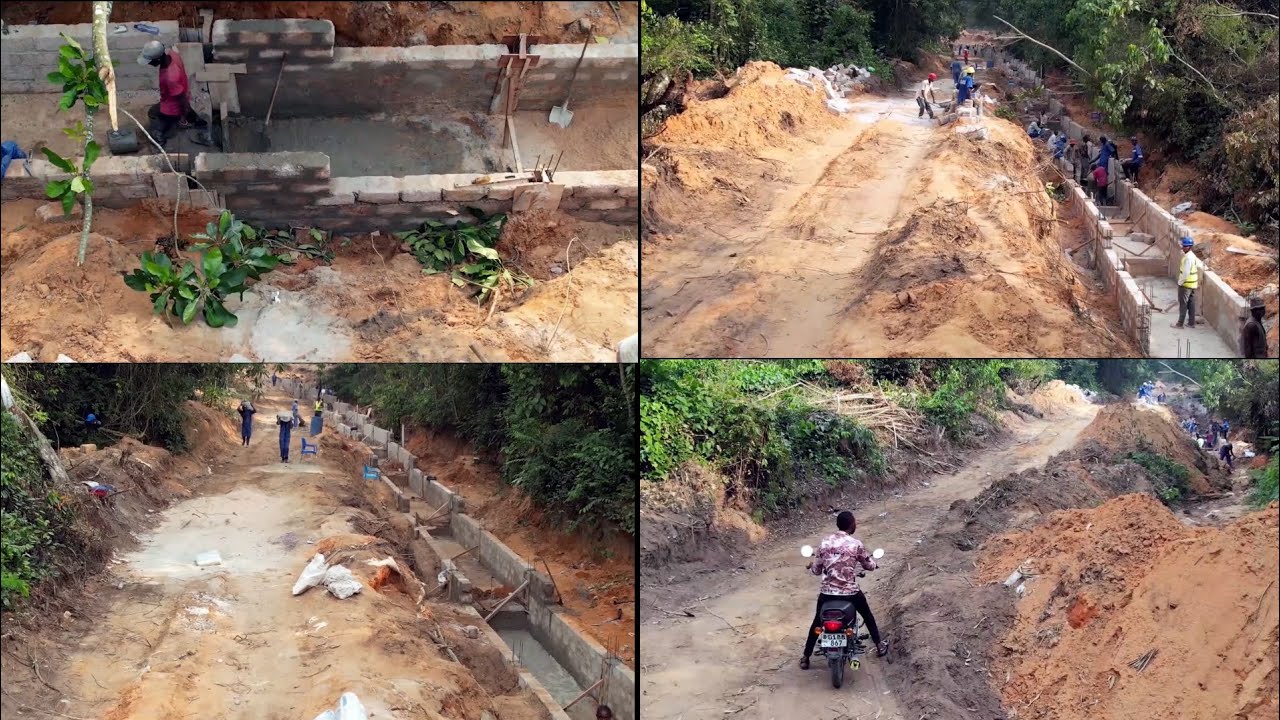 ROUTE GÉNÉRAL BASHALA ESANGISI MALUEKA NA BINZA OZONE AVANCEMENT DES TRAVAUX