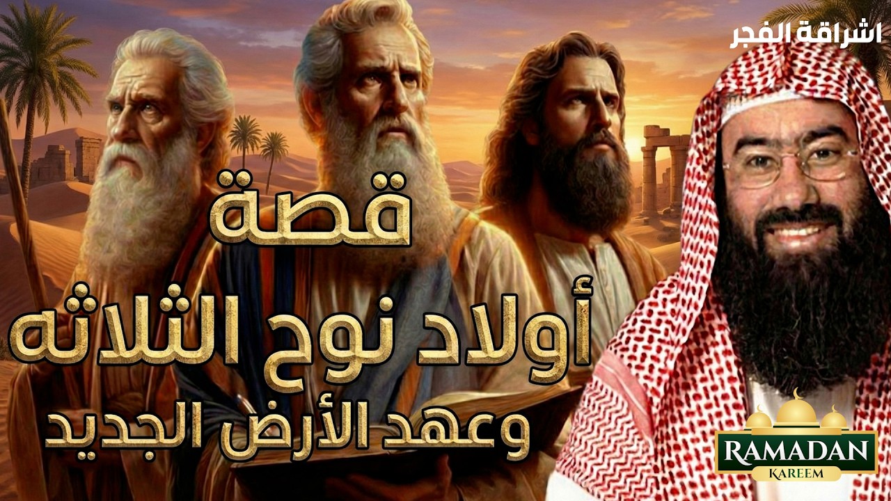 نبيل العوضي  أبناء نوح الثلاثة و عهد الارض الجديد