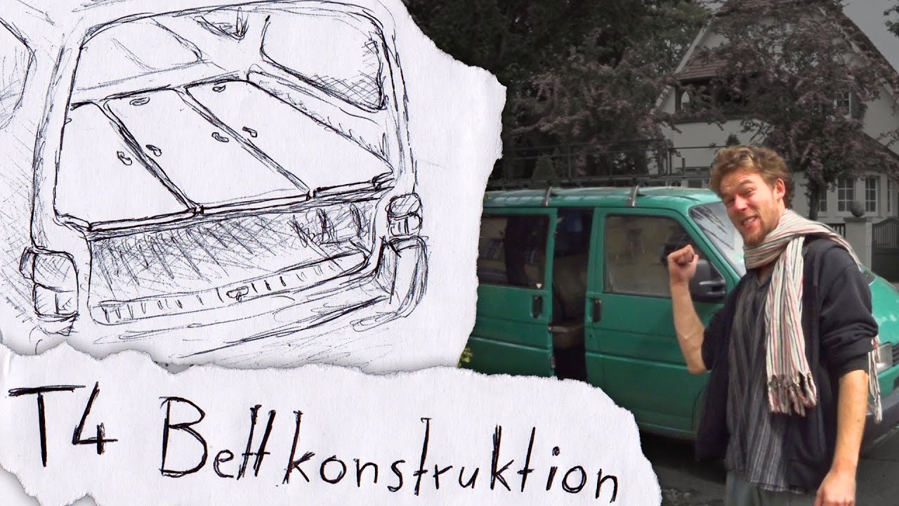 Bettkonstruktion für meinen Bus bauen - einfach aber praktisch | VW T4 Bus Ausbau #1