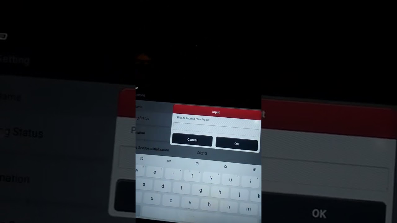 Volkswagen GTI steering angle sensor initializing