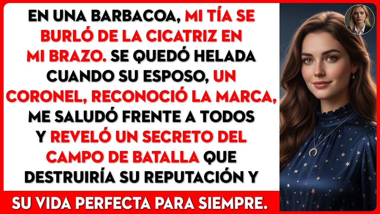 Mi tía se burló de mi cicatriz en la barbacoa hasta que su esposo Coronel la reconoció.
