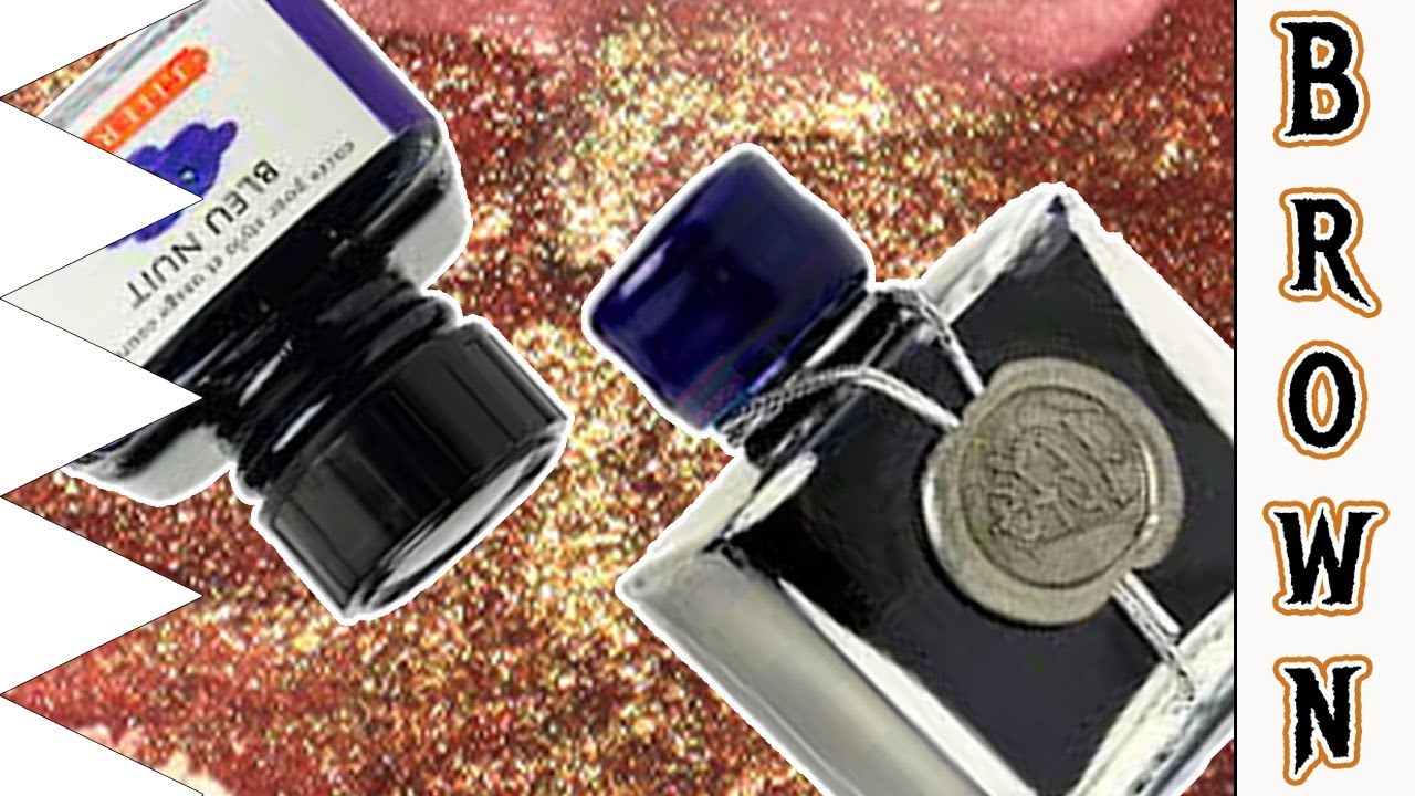 J  Herbin  1670 Anniversary    Caroube De Chypre Fountain Pen Ink #fountainpenink #fountainpens