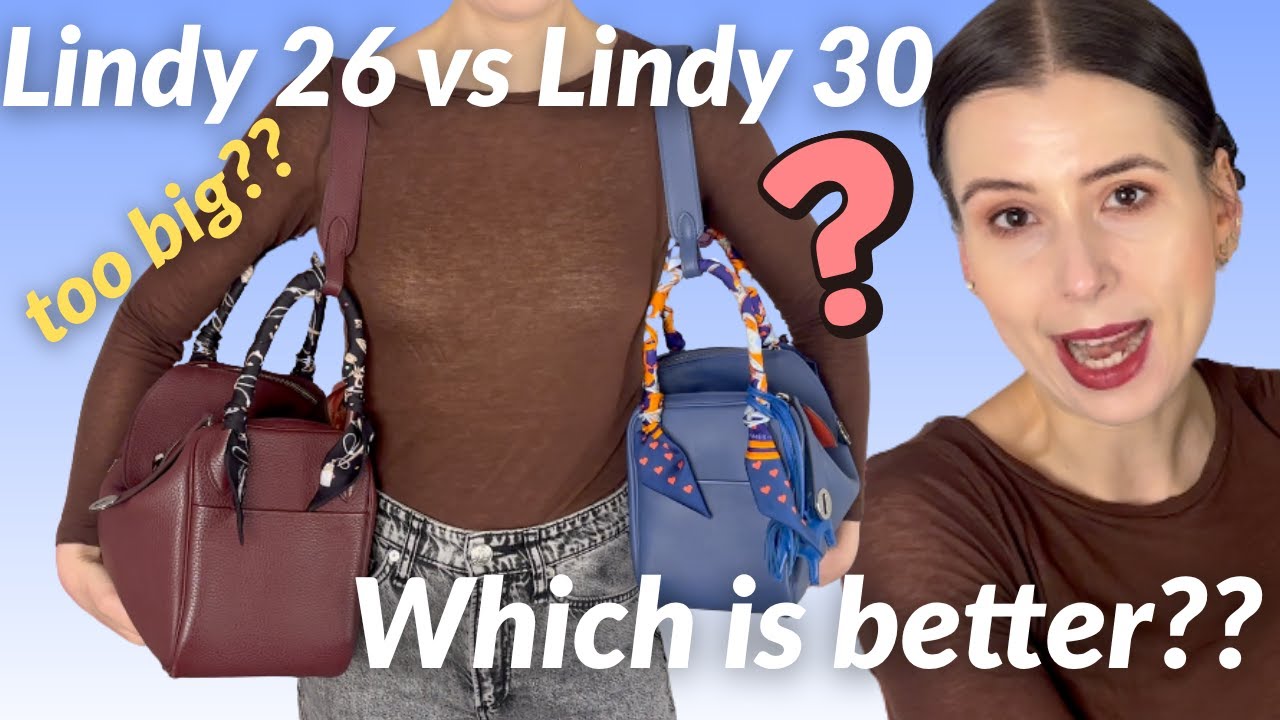 ЖАЛЕЮ ли я о покупке LINDY 30? 😮 Видео сравнения Hermes Lindy 26 и Lindy 30! Что в моей сумке!