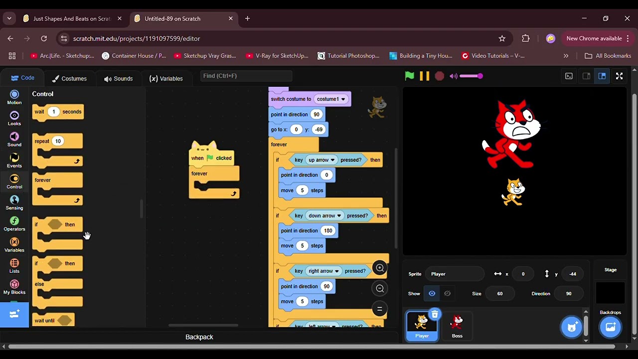 How to make a boss fight RPG Version in scratch