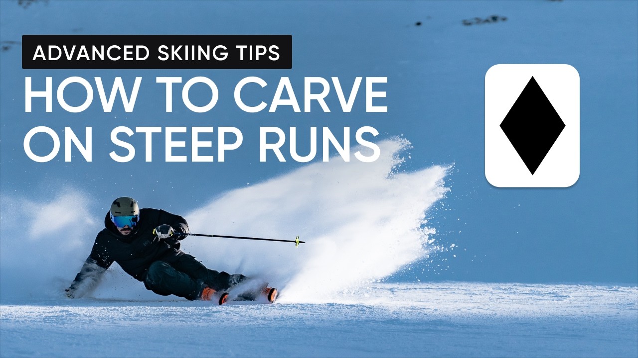 How to Carve on Steep Terrain | Advanced Level Ski Tips