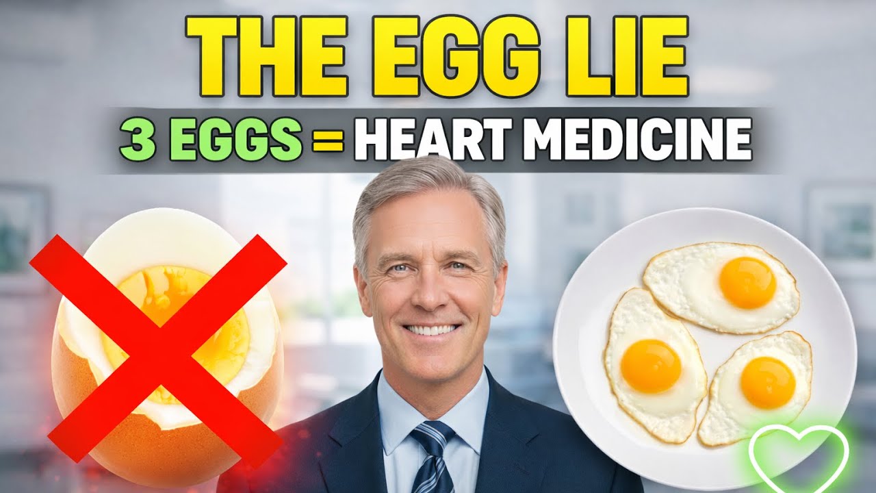 The Great Egg Lie: Why 3 Eggs a Day is the Best Medicine for Your Heart