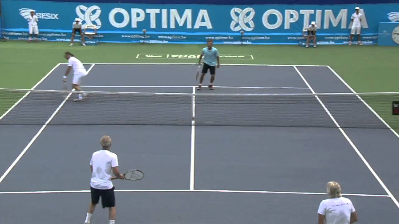 Borg and McEnroe in Doubles - Fantastic!