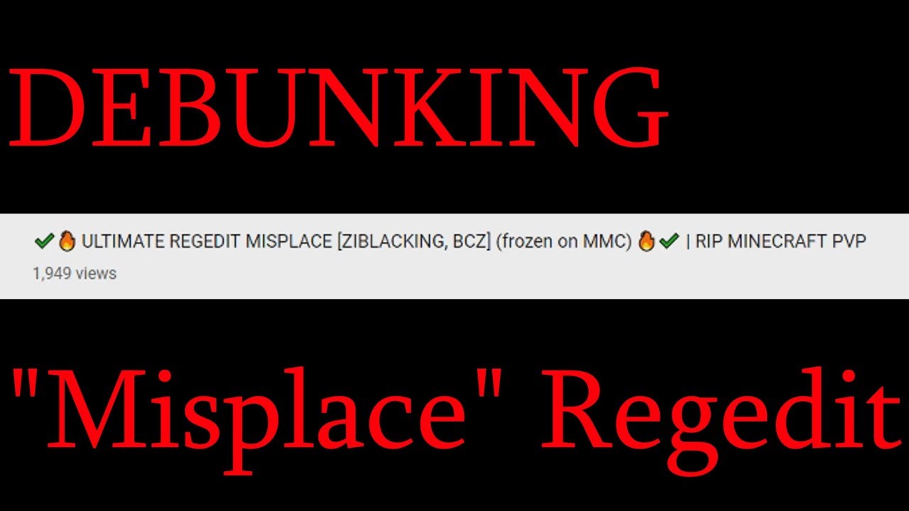 Bullshit Program #13 - Ultimate Misplace Regedit