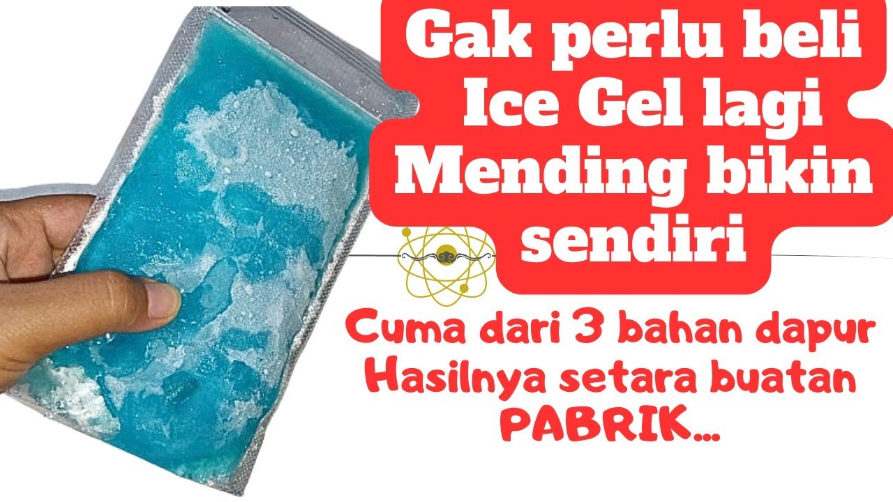 Membuat ice gel sendiri tanpa bahan pengawet | Tahan lama