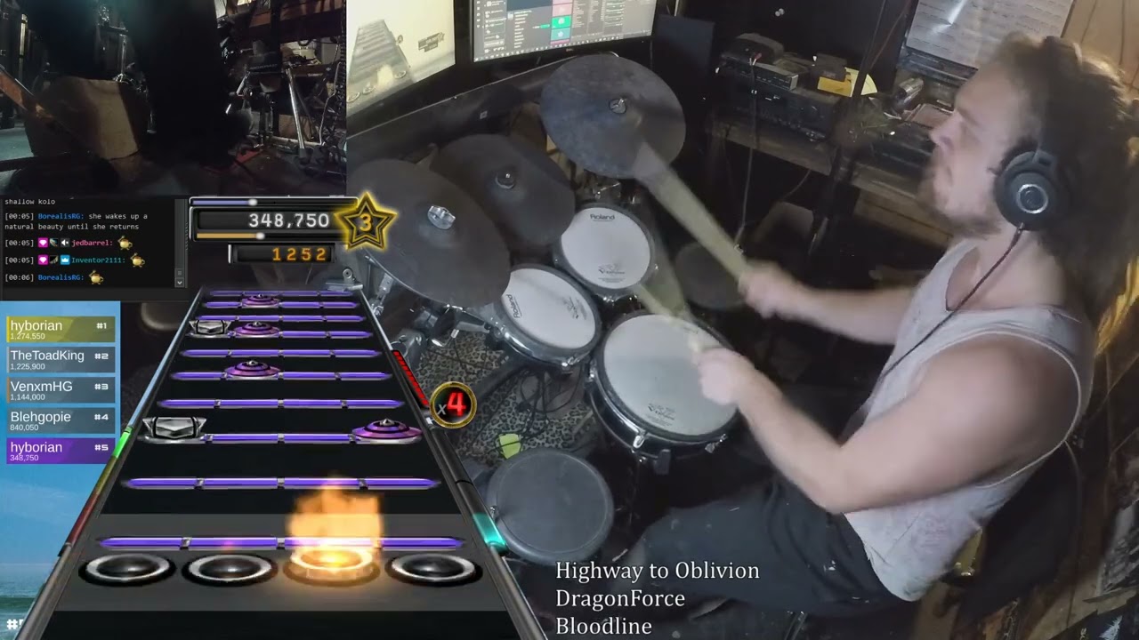 Dragonforce - Highway to Oblivion Pro Drums 100% FC