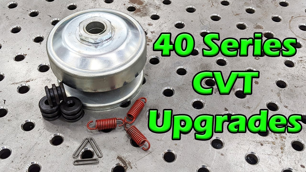 How to Make Your Go Kart Launch Harder ~ 40 Series CVT/ Torque Converter Upgrade