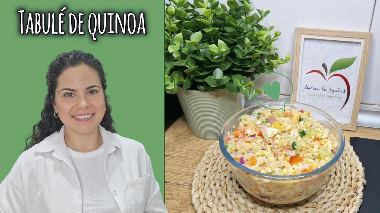 Así preparo mi tabulé de quinoa delicioso y saludable 🥗