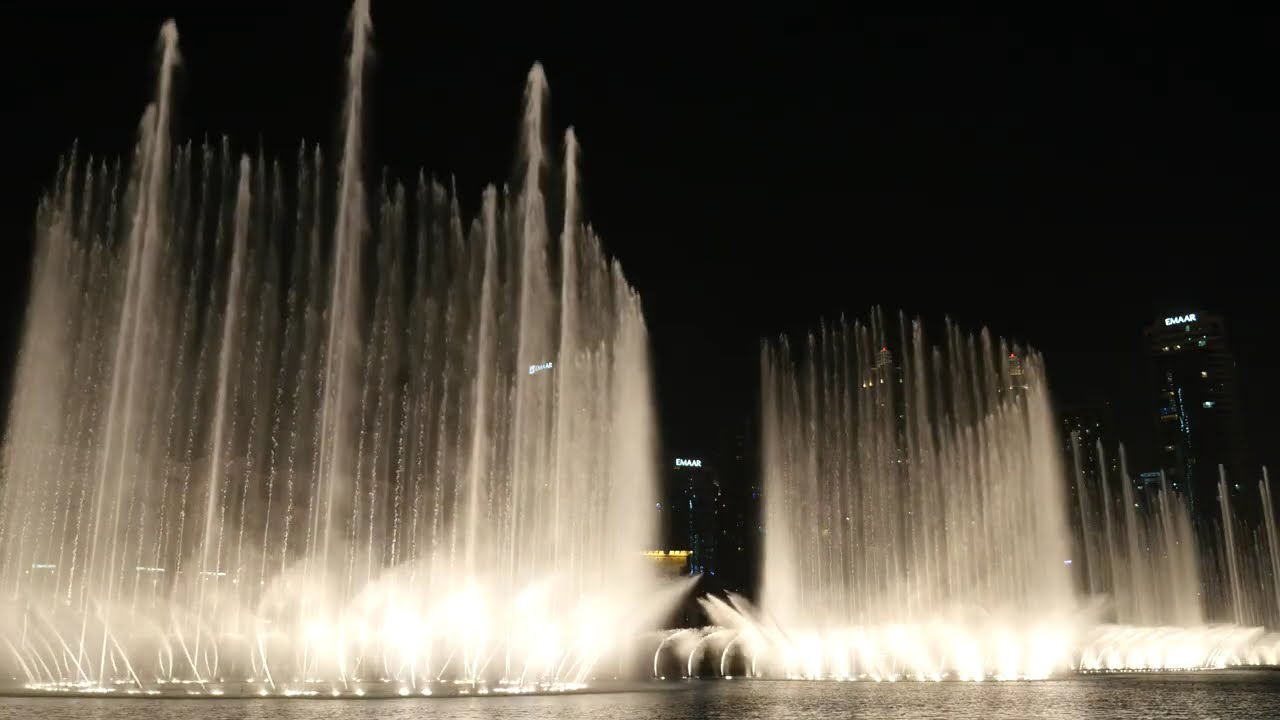 The Dubai Fountain: 