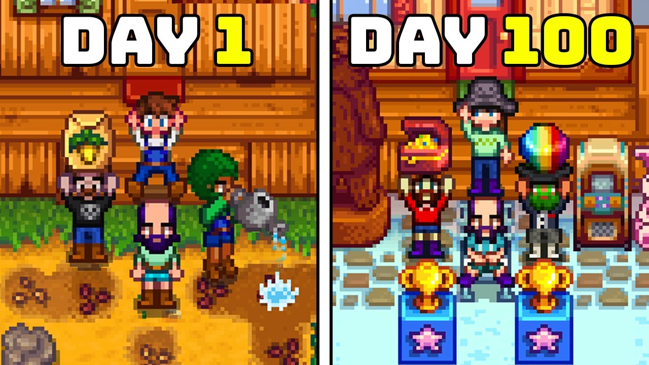 We Played 100 Days of Stardew Valley Multiplayer