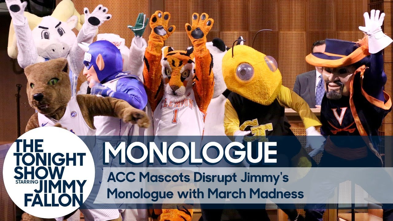 ACC Mascots Disrupt Jimmy's Monologue with March Madness