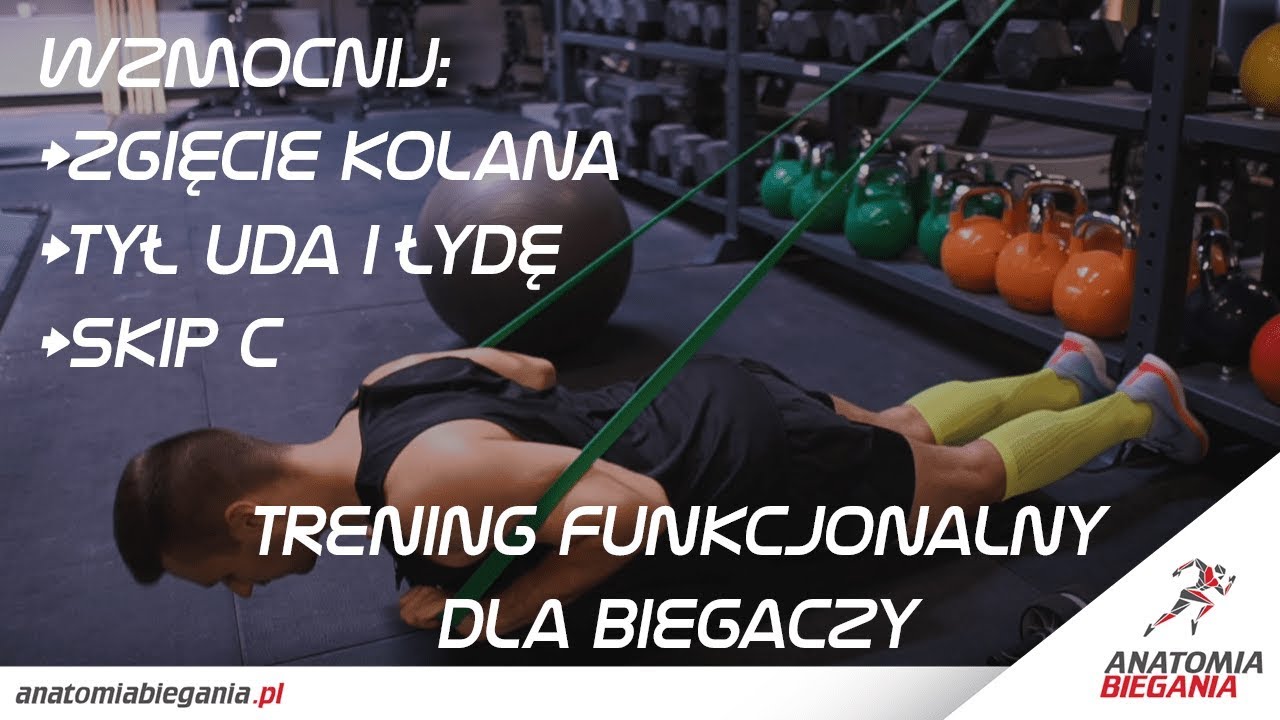 💀🏃 Wzmocnij skip C i zgięcie kolana - trening funkcjonalny dla biegaczy | Anatomia Biegania #29