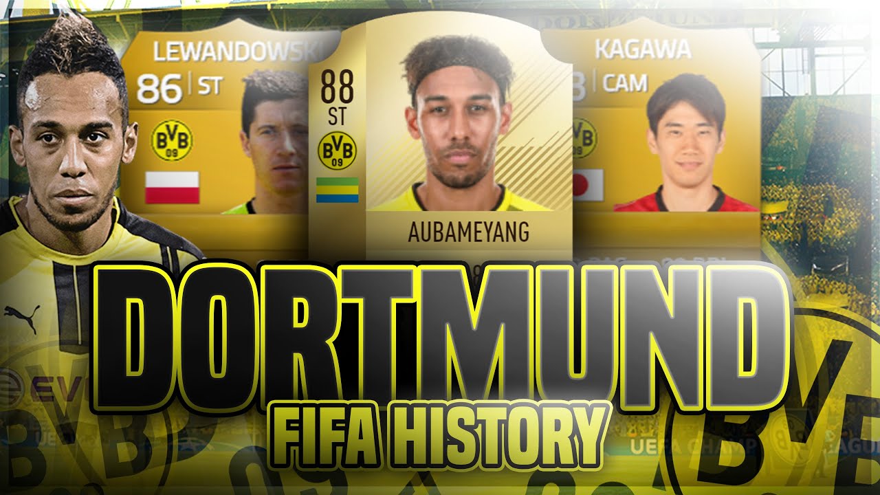 BORUSSIA DORTMUND FIFA ULTIMATE TEAM HISTORY!! FT. LEWANDOWSKI, AUBAMEYANG, KAGAWA ETC..(FIFA 10-20)