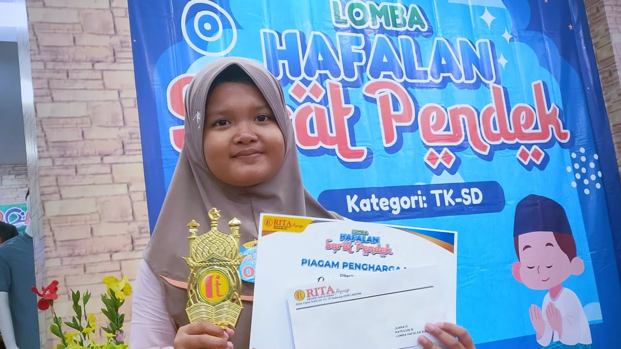 Lomba Hafalan Surat Pendek Rita Sokaraja, Kakak Juara