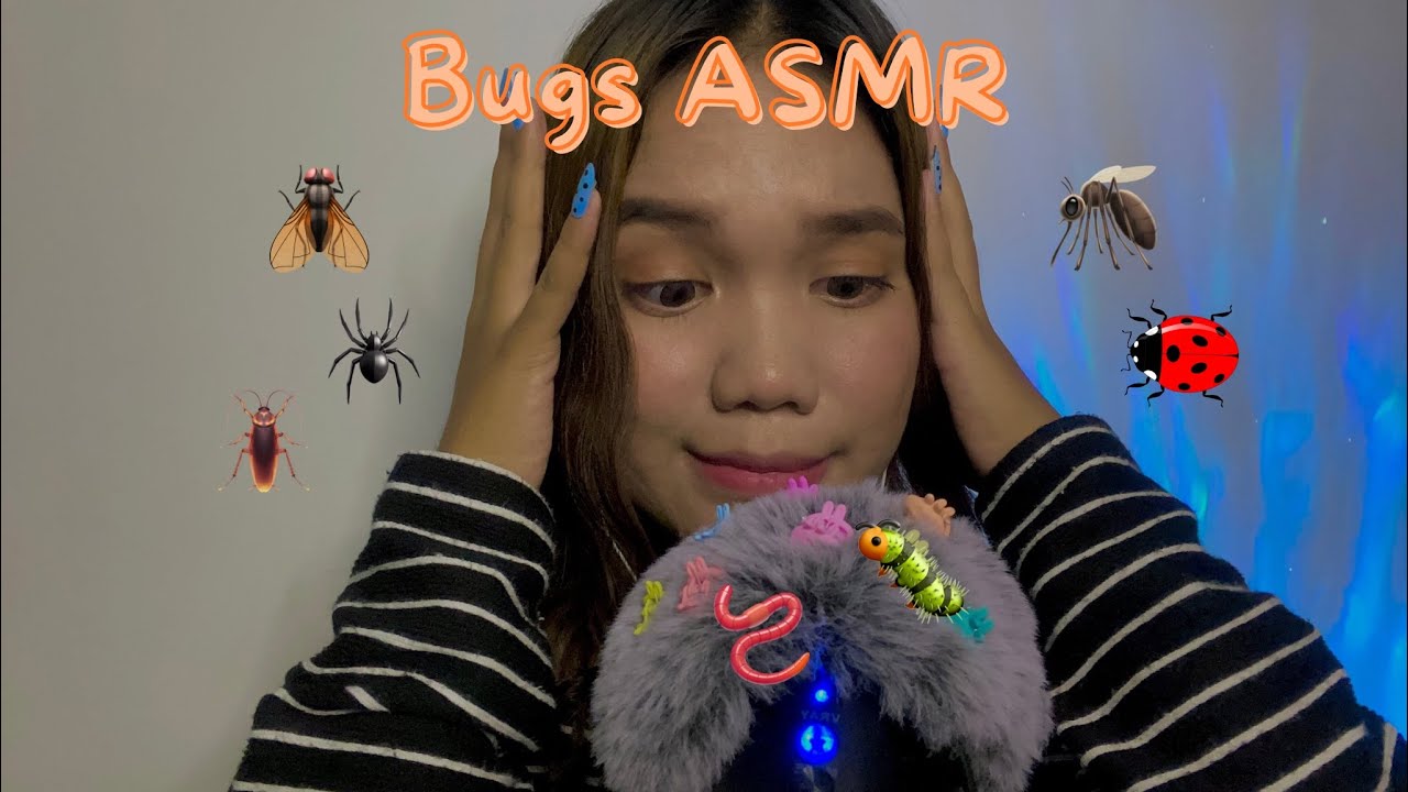 ASMR BUGS SEARCHING 🐞🐛 || Tingly sound, Inaudible, Plucking and Scratching Sound