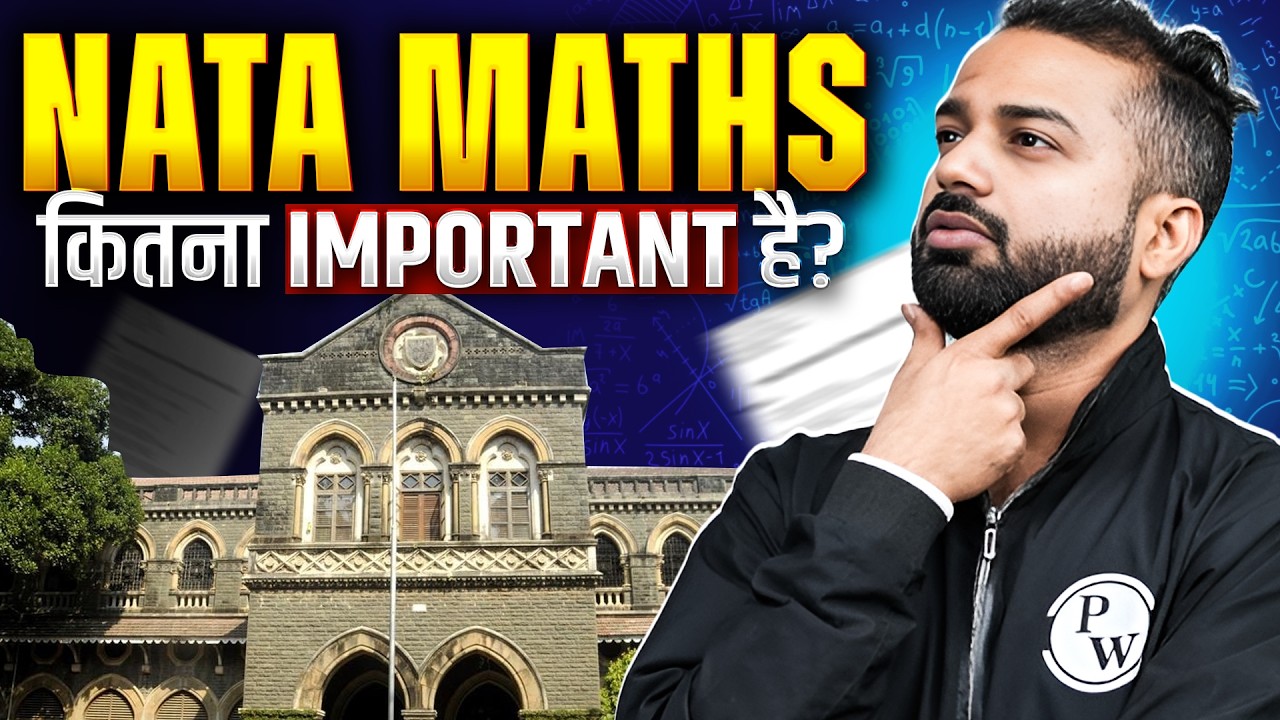 NATA Maths Weightage 2026 | Important Topics | Strategy & Question Explained